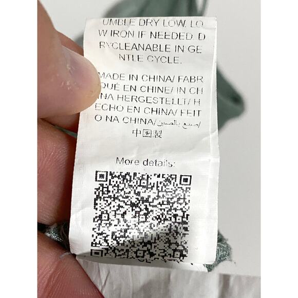 Green Camisole Eyelet Lace S Forest Fairy Coquette Ruched Bust Dainty Goblincore - Picture 9 of 9